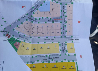 Terrain lotissement 107 mètre R plus 2
