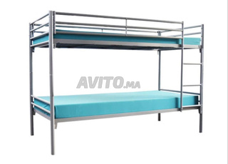 Lit double métallique