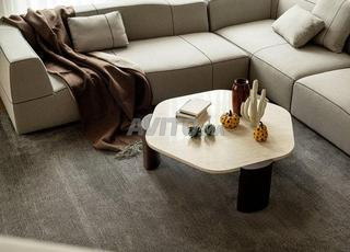 طاولة قهوة ترافيرتين