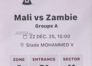 MALI VS ZAMBIE
