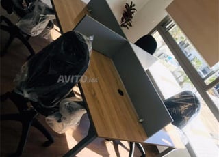 promo actuelle bureau multiposte en bois  a