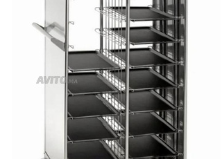 chariot de débarrassage de plateau