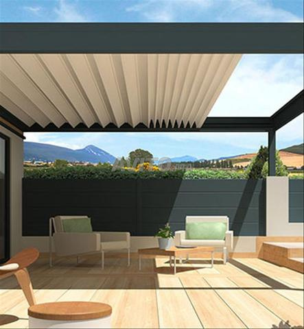 برجولة قابلة للسحب بتقنية المناخ الحيوي في عروض ترويجية