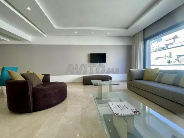 المنزل الفاخر للشقق المفروشة 125 م2 في الدار البيضاء.