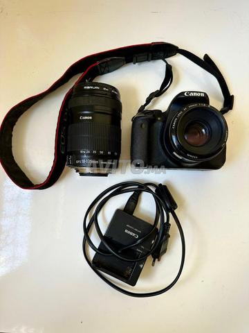 Canon 650d avec 2 objectif 50 1.8mm/18-135mm - 2