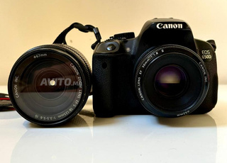 Canon 650d avec 2 objectif 50 1.8mm/18-135mm
