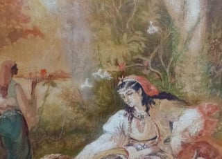 Peinture à l'huile de l'artiste MR vélos varga