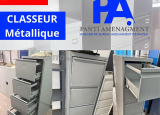 Classeur métallique avec tiroirs à rabat