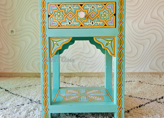 Chevet, Commode en bois