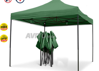 Tonnelle Pliable 3x3 M - VERT - Protection UV