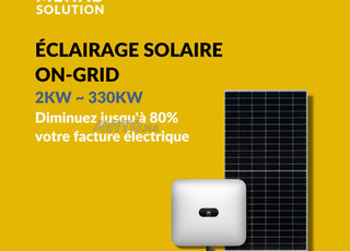 Kit d'éclairage solaire ON-GRID