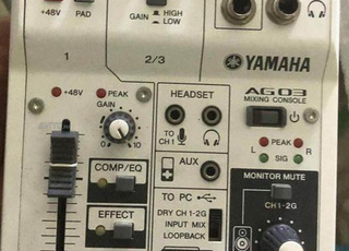 Yamaha ag03 table mixage