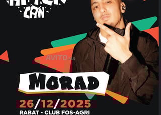 Deux Tickets morad vip (700 chacun)