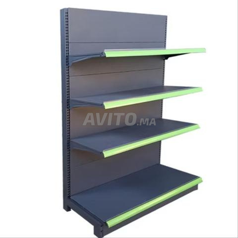 رفوف عرض تجارية قوية للمحلات Étagères