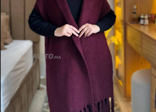 Châle élégant pour femmes, en tissu doux et chaud