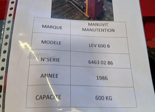 Fenwick et monte charge