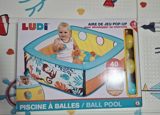 🧸 Piscine à balles pour bébé – Marque LUDI 🧸