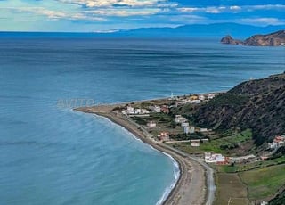 Terrain 500 m2 vue la mer à ghawjin diki