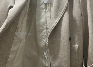 Manteau Zara Twill Beige – Neuf avec ticket