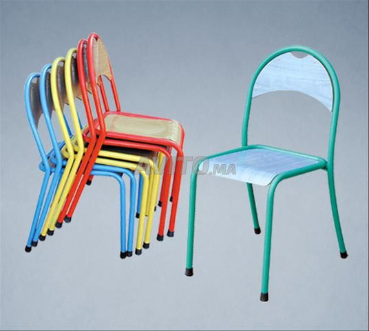 Chaises d'école robustes et garanties