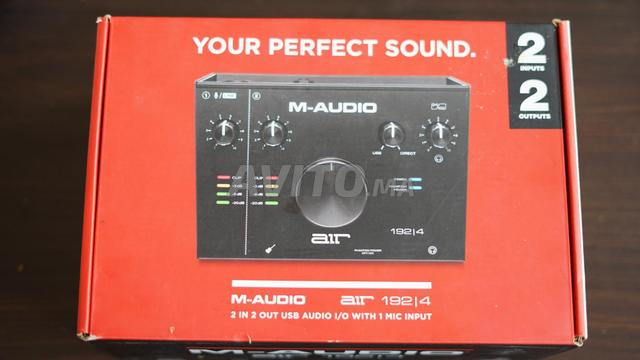M-Audio AIR 192I4 واجهة الصوت بحالة ممتازة