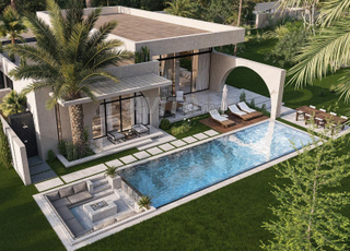 Route Ourika km 12 – villa neuve 4 façade