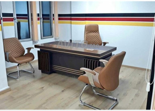 Bureau De Direction Moderne Avec Éclairage Led