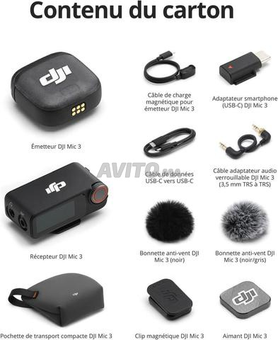 DJI Mic 3 (1 TX1 RX), Microphone Cravate sans Fil - 2