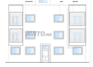Terrain à bâtir un immeuble au centre de Mirleft
