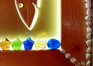 Tableau artistique avec éclairage🚚🎁🖼