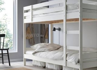 2 lits superposés avec matelas