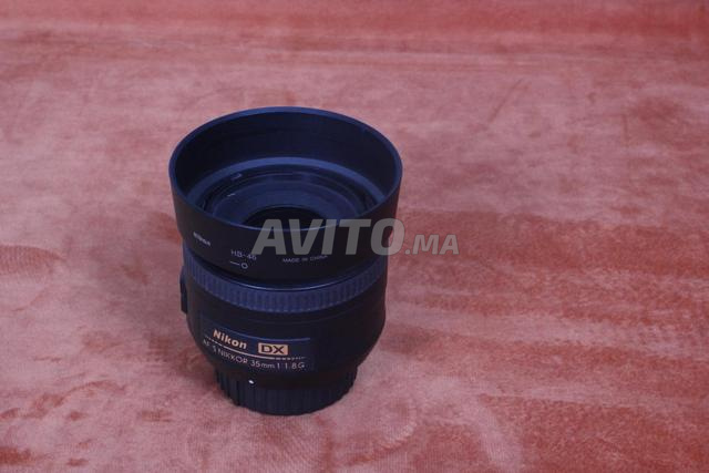 Objectif Nikon fixe grand-angle 35mm 1.8G AF-S DX - 2