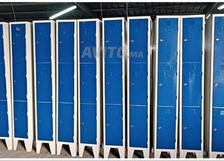 VESTIAIRE MÉTALLIQUE 3 4 PORTE DE TTANGER