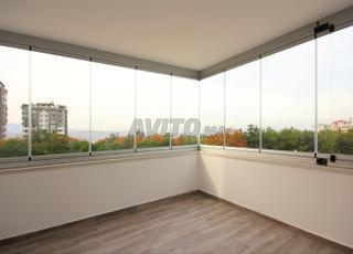 نظام زجاج أكورديون