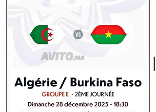 Match Algérie vs Burkina Faso