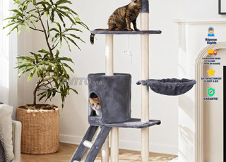 Arbre à chat 140 x 50 x 35 CM