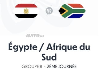 Égypte vs Afrique du Sud