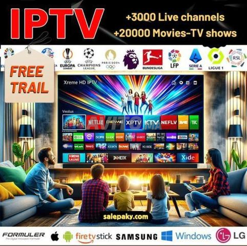 اشتراك IPTV ثابت جودة 4K full HD لمدة عام