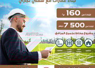 Terrain R5 titré de 300m² à Casablanca