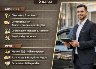 Concierge terrain motorisé – Location courte durée