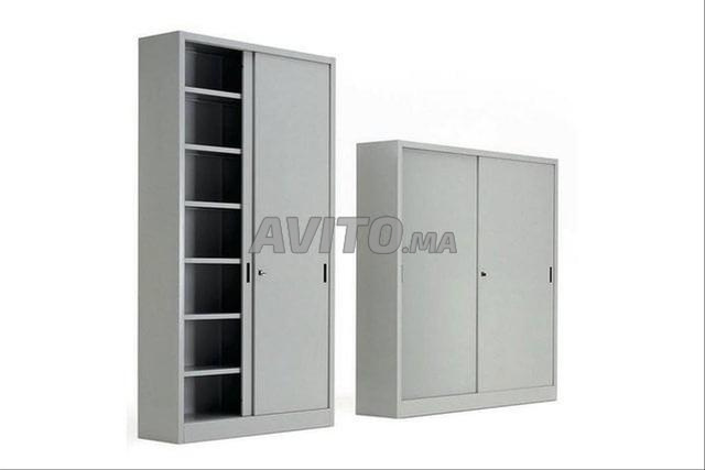 خزانة ملابس معدنية 4 أبواب