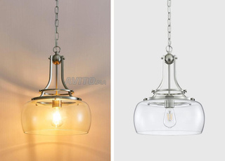 Lampe décorative pour la maison – Lamp Base with Glass Todd