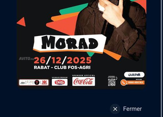 Ticket VIP mourad VIP