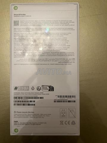 iPhone 16 Pro Max 256GB Noir - Neuf sous emballage - 2