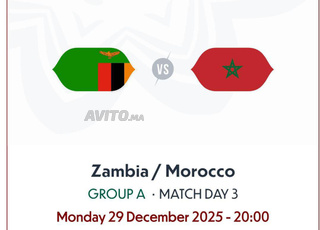 Maroc vs Zambie Cat 3
