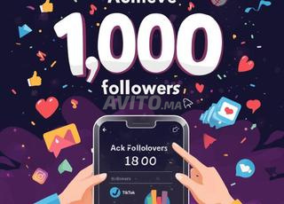1k TikTok followers safe & guaranteed