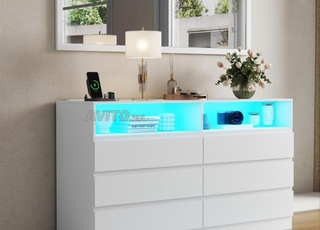 Commode avec niche led