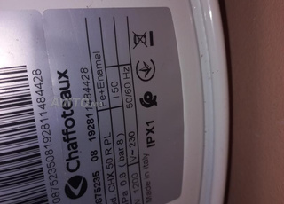 Chauffe-eau électrique 50l