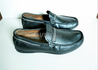 Geox Mocassins en cuir noir homme - 40