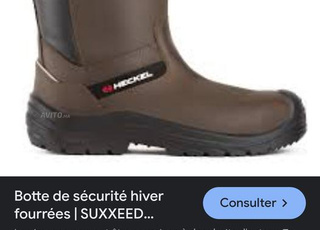 Botte travail chantier heckel